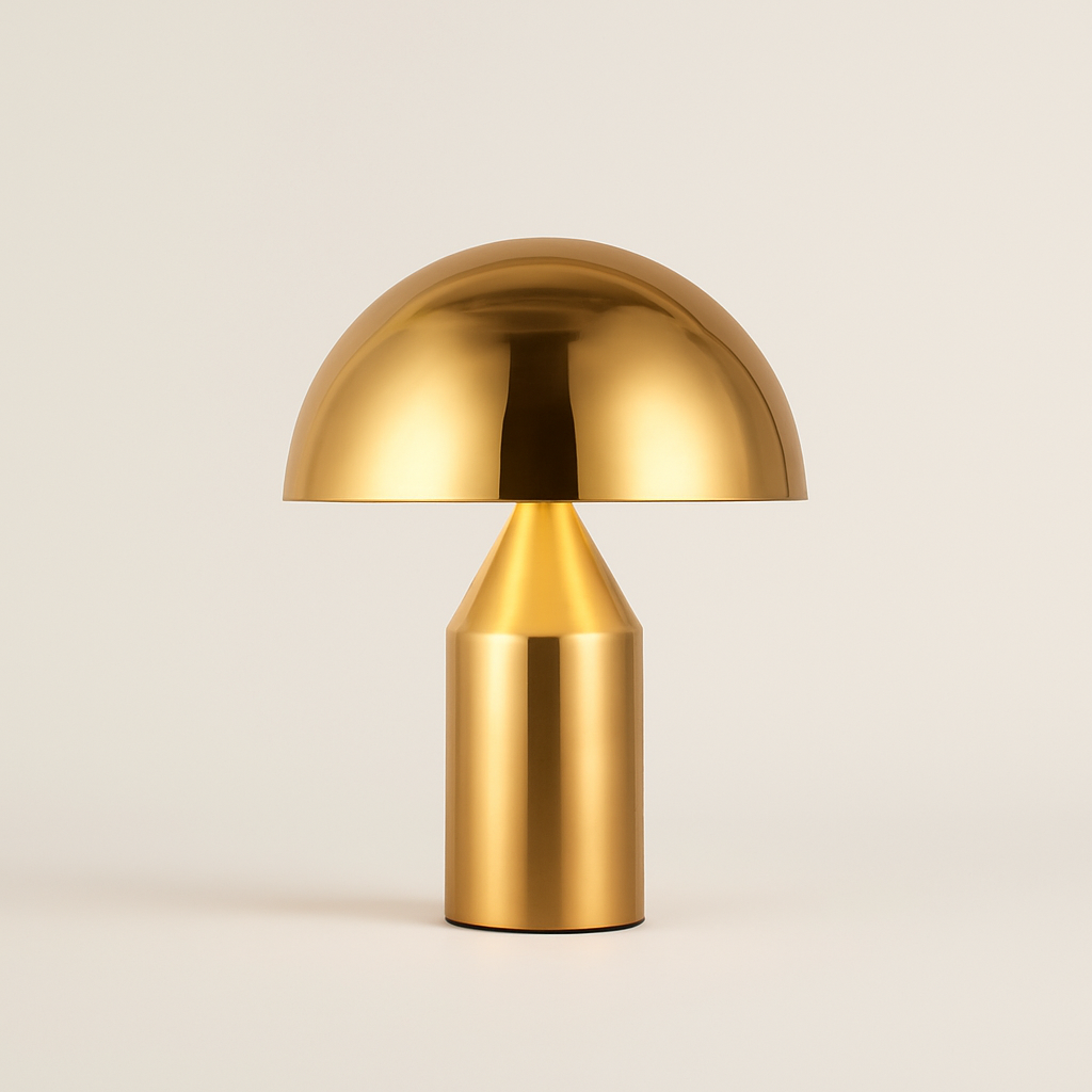 Luminária Cromada - Mushroom