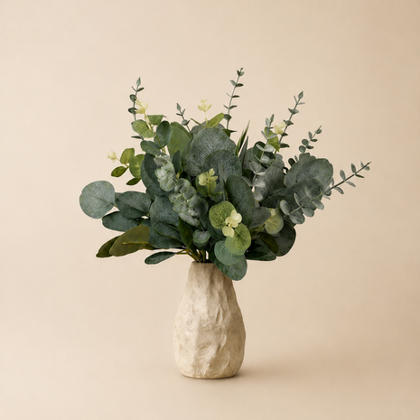 Galhos de Eucalipto Artificial para Decoração