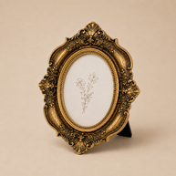 Moldura Oval Clássica Decorativa Porta Retrato