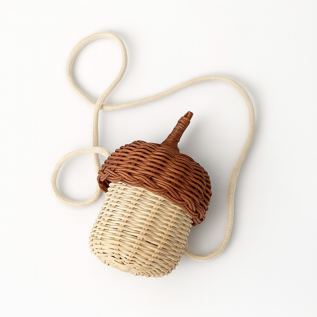 Bolsa wood infantil - Cesto Rattan