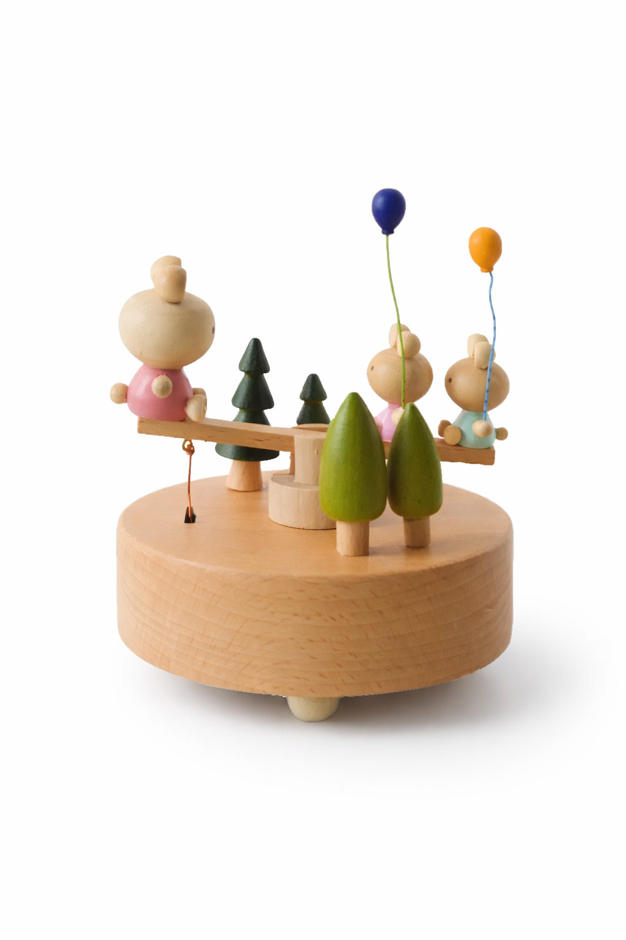 Caixinha de Música Infantil em Madeira – Parque Encantado