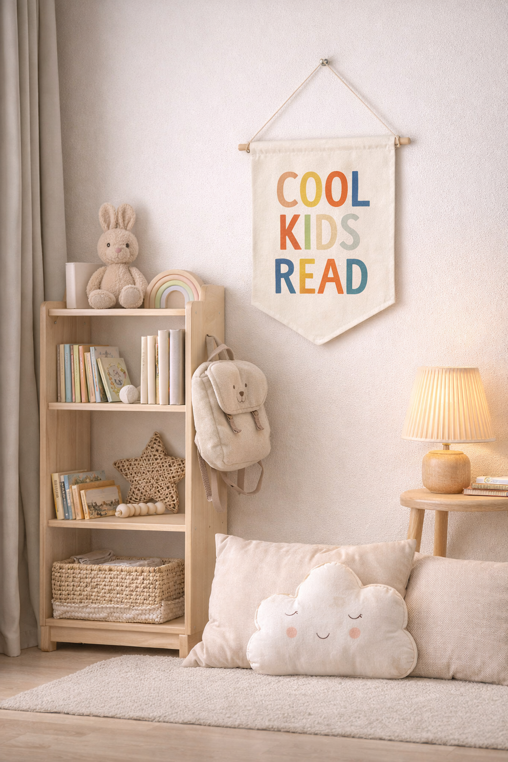 Banner Decorativo Infantil com Frase Inspiradora