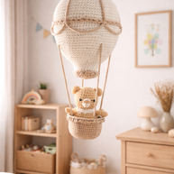Balão Decorativo em Crochê – Artesanal & Boho