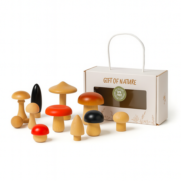 Blocos de Madeira Floresta - Educativo & Decor