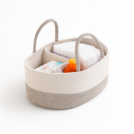 Cesto Organizador de quarto Mamae & Bebe