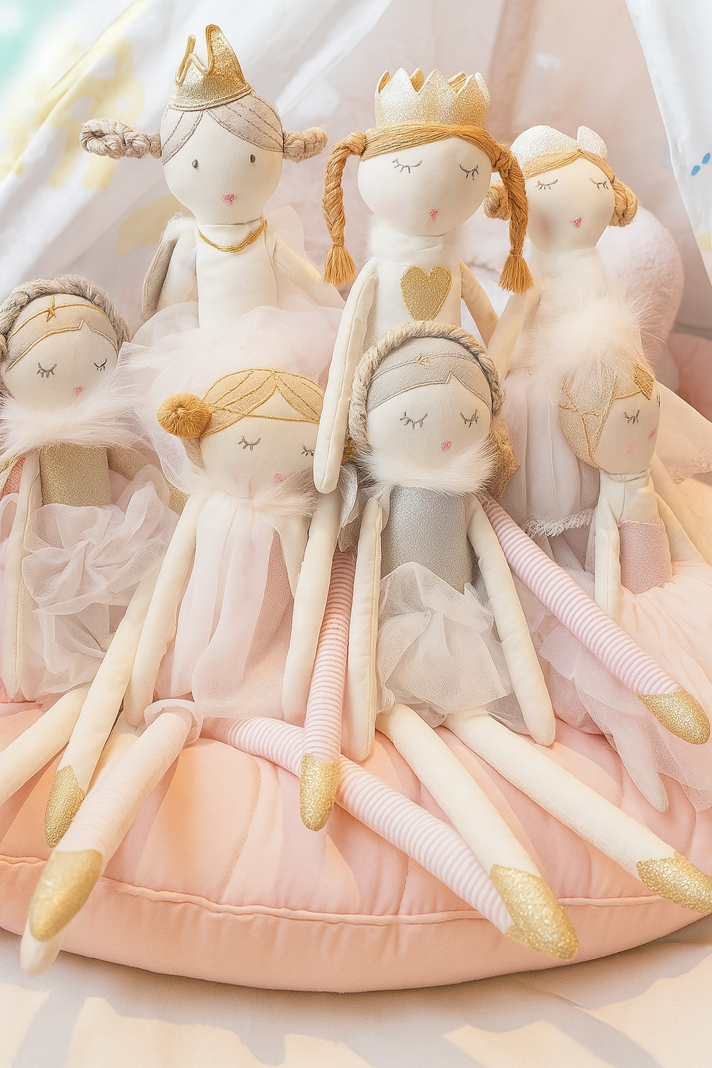 Boneca de Pelúcia Princesas