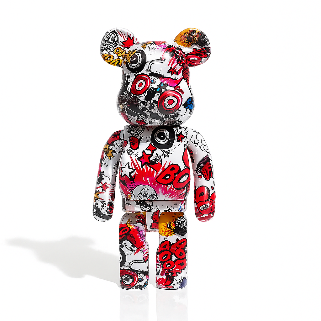Urso Estatueta Graffiti BearBri