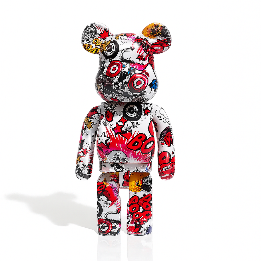 Estatueta Urso Grafitti