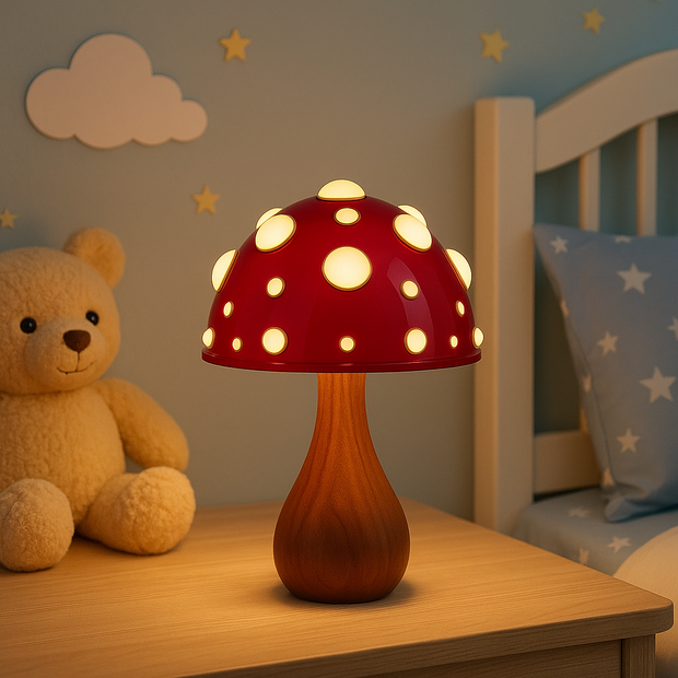 Luminária - Amanita Mushroom