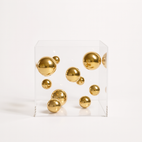 Caixa em acrílico decor - Maria Antonieta