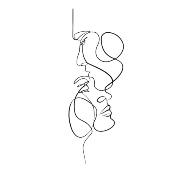 Arte de parede em metal - LOVE - Minimalist House LTDA