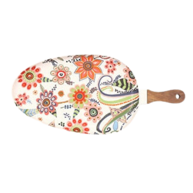 Placas de Cerâmica para Jantar nordic com alça de madeira - ESTAMPA - Minimalist House LTDA