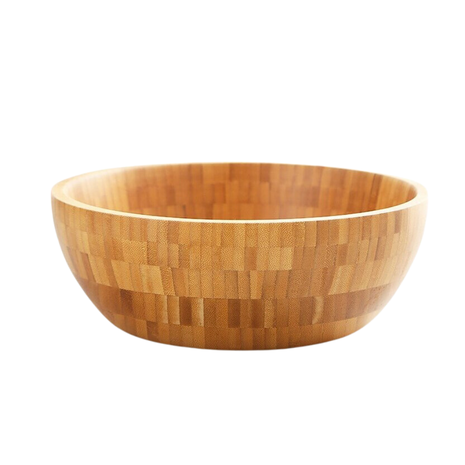 Saladeira bowl de bambu natural - Minimalist House LTDA
