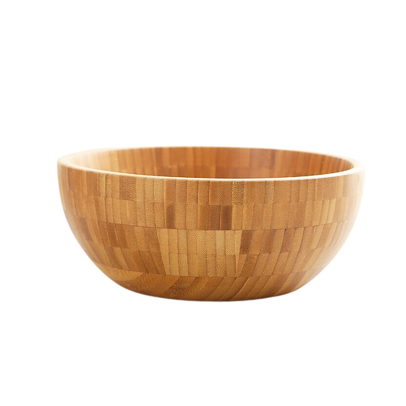 Saladeira bowl de bambu natural - Minimalist House LTDA