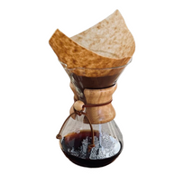 Bule Oriental de vidro de café filtro de aço inoxidável - 400/800ml - Minimalist House LTDA