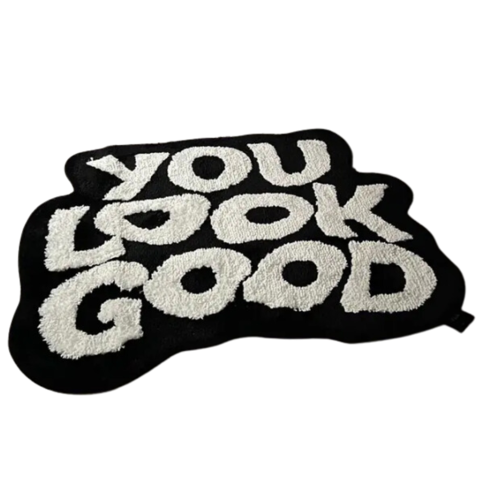Tapete Capacho felpudo - YOU LOOK GOOD - Minimalist House LTDA