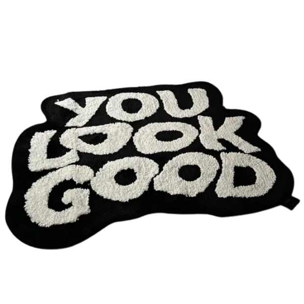 Tapete Capacho felpudo - YOU LOOK GOOD - Minimalist House LTDA