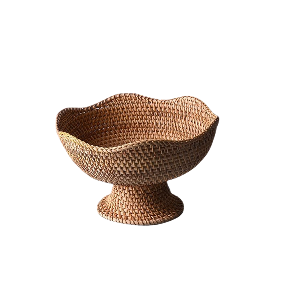 Cesto de Frutas Rattan - Boho - Minimalist House LTDA