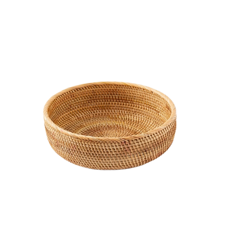 Cesto trançado Rattan Bread - Minimalist House LTDA