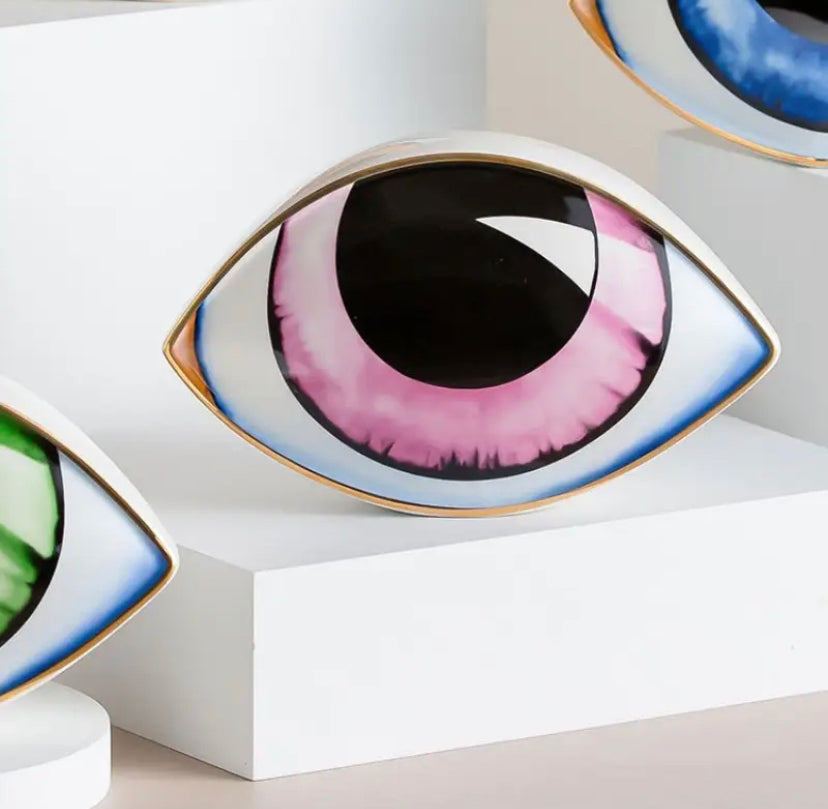 Adorno de cerâmica - The Eyes - Minimalist House LTDA