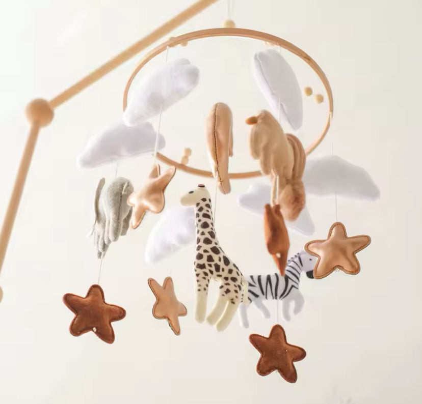 Móbile para berço - Animal Kingdom