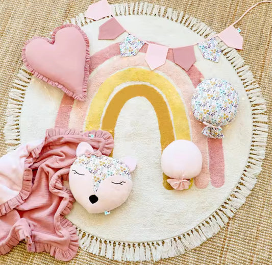 Tapete Infantil Circular - Bolinhas
