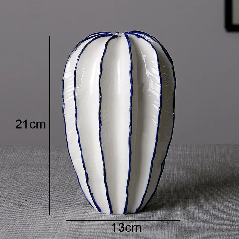 Vaso de cerâmica - Carambola Decorative - Minimalist House LTDA