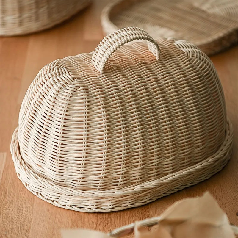 Cesto de Rattan para pães - ANNE - Minimalist House LTDA