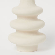 Vaso de cerâmica bege Nordic - Minimalista - Minimalist House LTDA