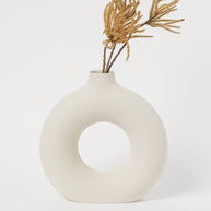 Vaso de cerâmica oco - Circle Nórdico - Minimalist House LTDA