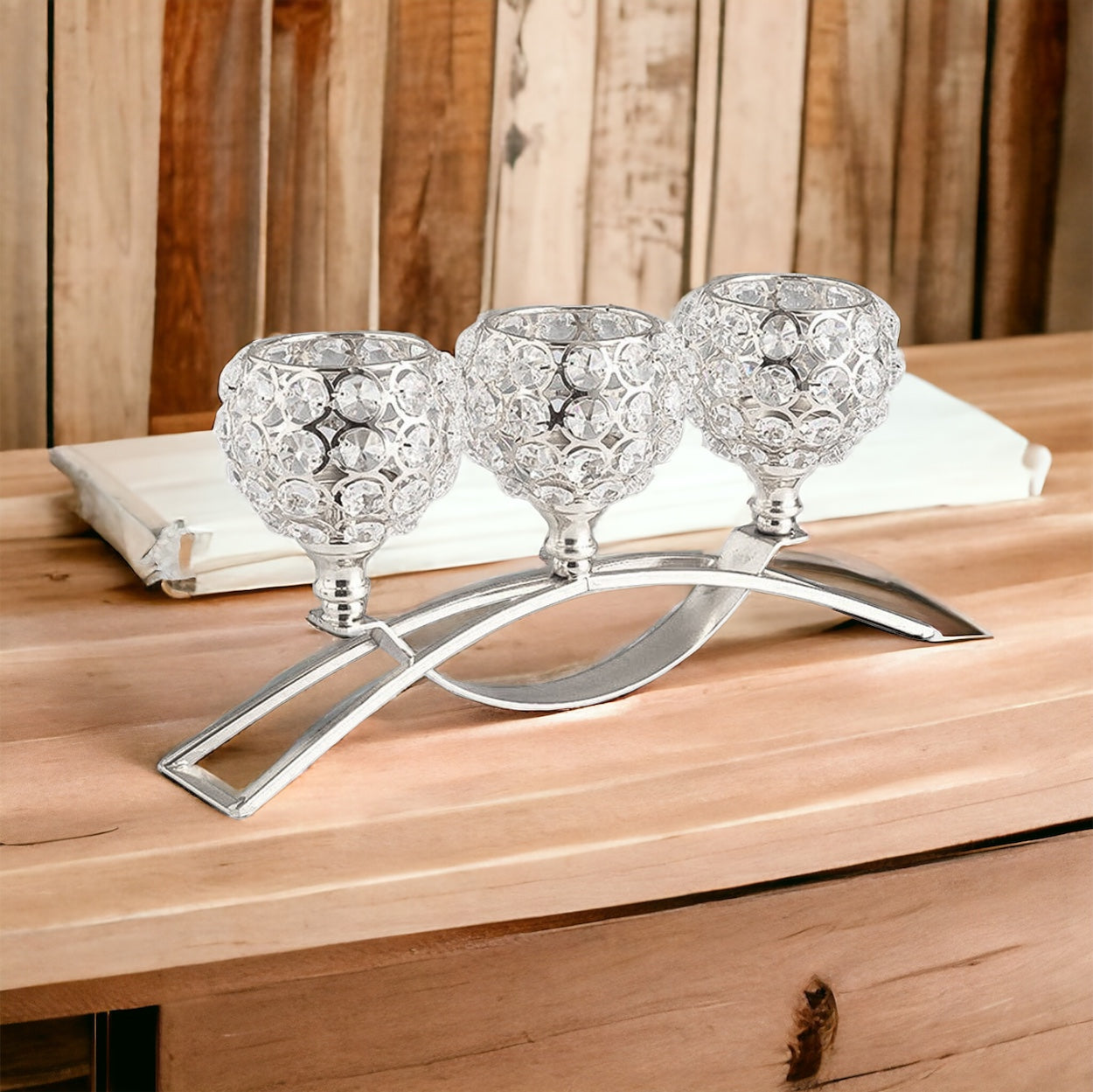 Castiçal Deluxe Prata - Minimalist House LTDA