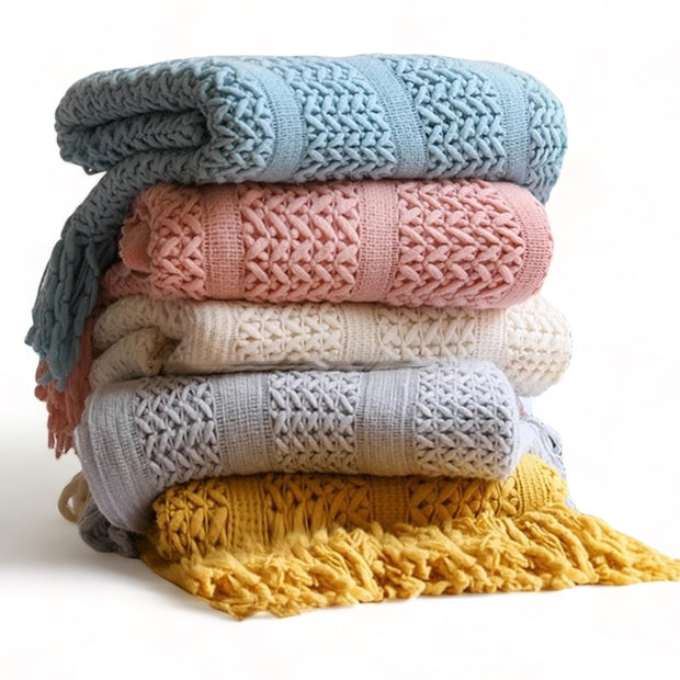 Manta de crochê - Vintage - Minimalist House LTDA