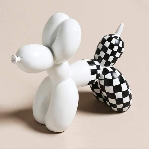 Ballon Dog - Black and White - Minimalist House LTDA