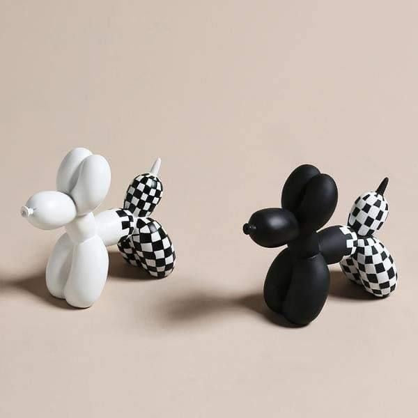 Ballon Dog - Black and White - Minimalist House LTDA