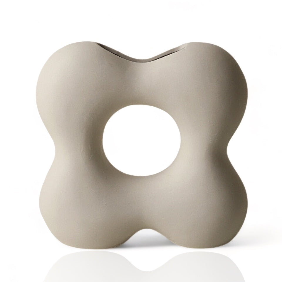 Vaso de cerâmica - Flor - Minimalist House LTDA