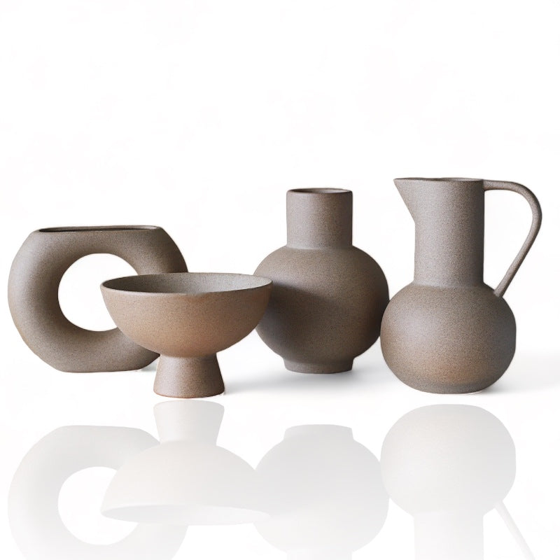 Vaso de cerâmica - Mediterrâneo - Minimalist House LTDA