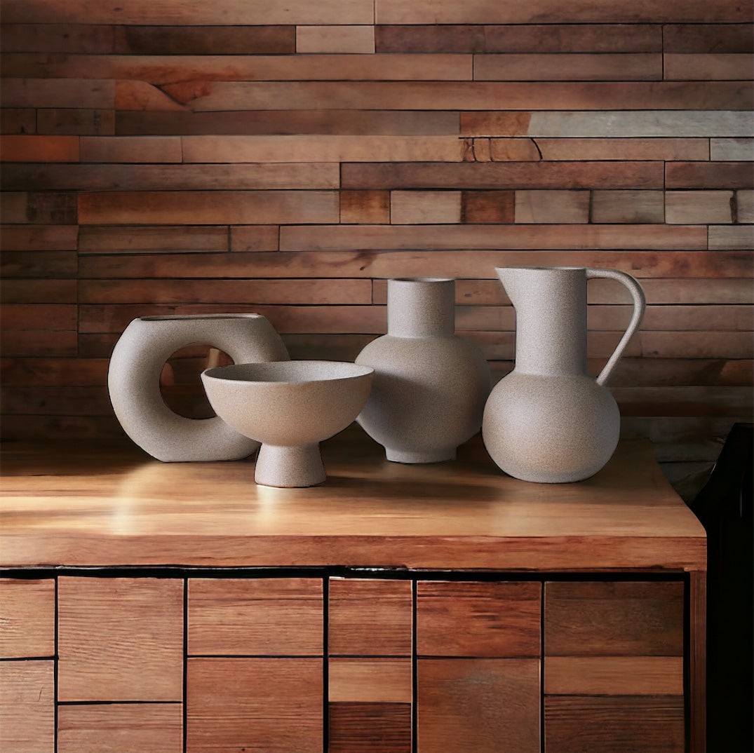 Vaso de cerâmica - Mediterrâneo - Minimalist House LTDA