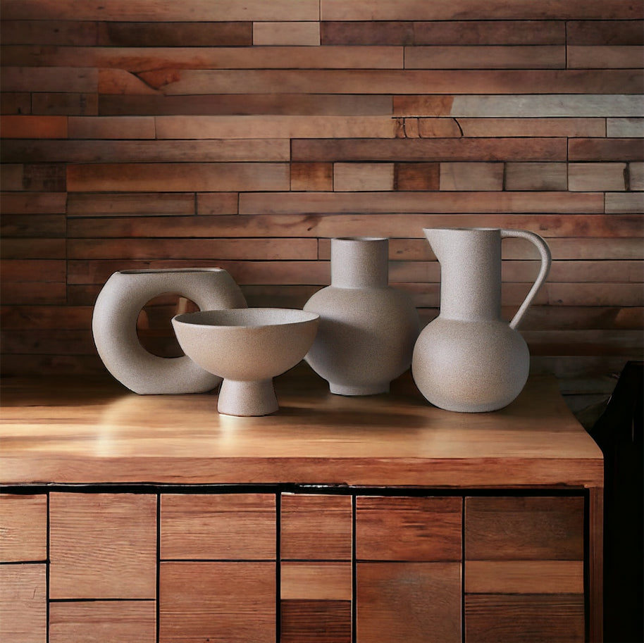 Vaso de cerâmica - Mediterrâneo - Minimalist House LTDA