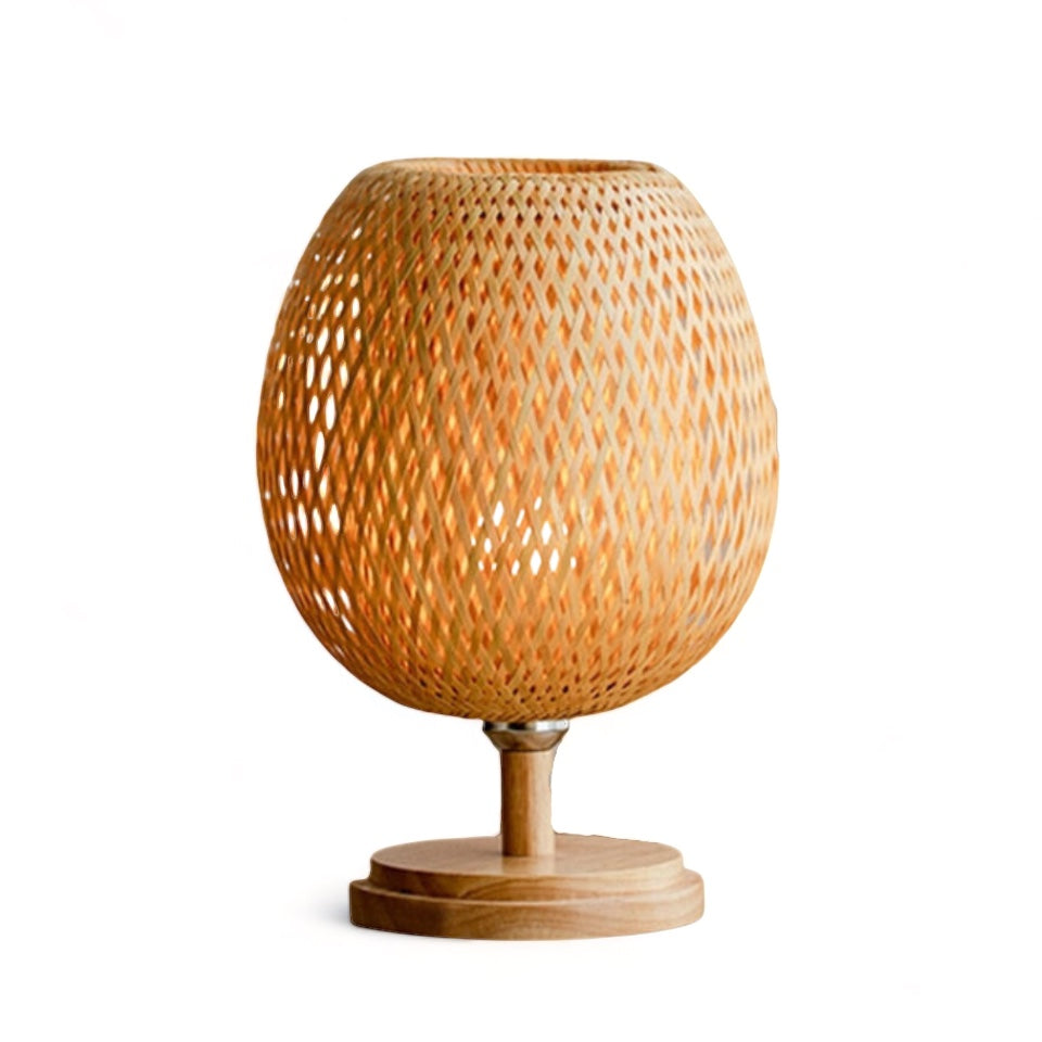 Bamboo Lamp - Abajur Tecelagem De Bambu Lâmpada Criativa - Minimalist House LTDA