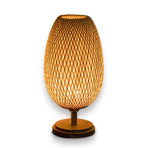 Bamboo Lamp - Abajur Tecelagem De Bambu Lâmpada Criativa - Minimalist House LTDA