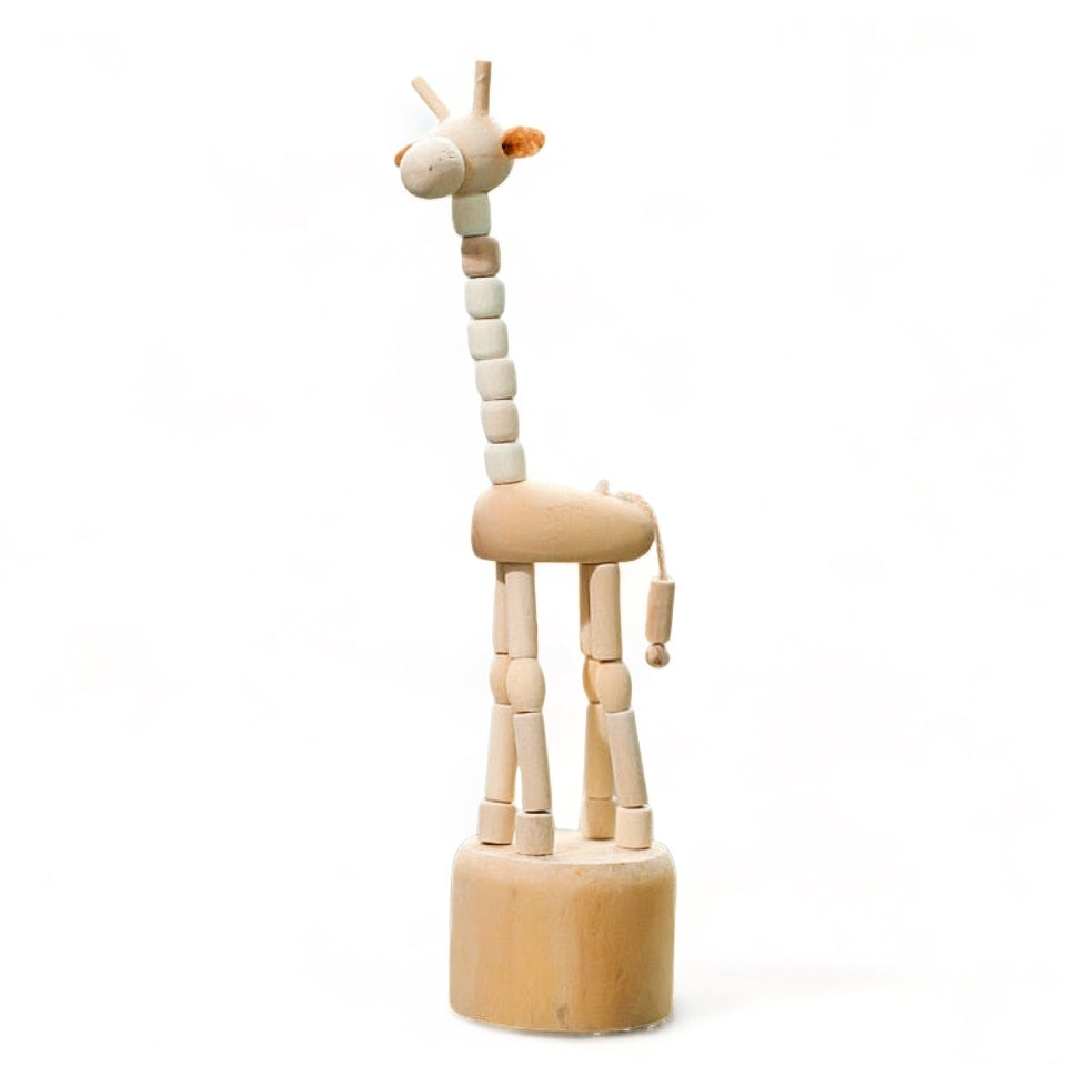 Mini réplica de fantoche em madeira - CARTOON - Minimalist House LTDA