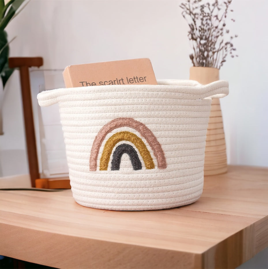 Cesto organizador - Arco-íris - Minimalist House LTDA