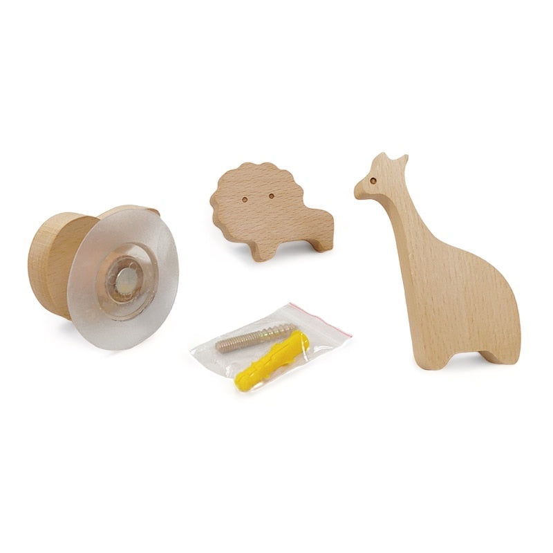 Puxador Gancho de madeira - ANIMAL - Minimalist House LTDA