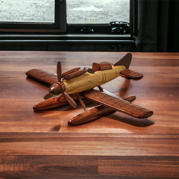 Avião Realista - Wooden Vintage - Minimalist House LTDA