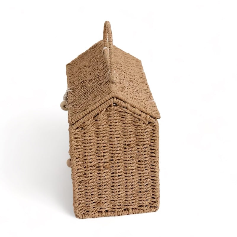 Cesto de rattan - Casinha Baby - Minimalist House LTDA