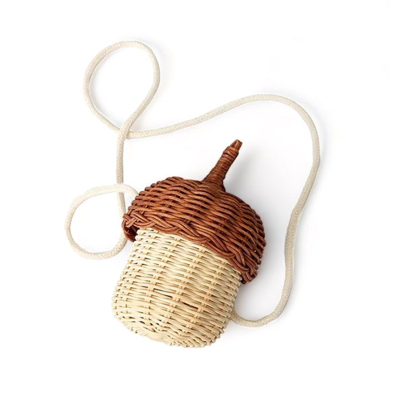 Bolsa wood infantil - Cesto Rattan - Minimalist House LTDA