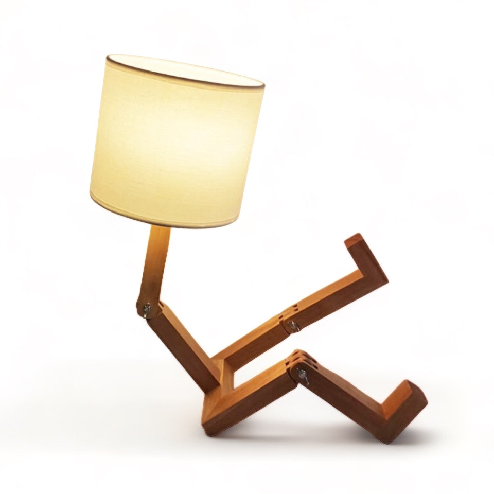 Luminária de madeira versátil - Menino - Minimalist House LTDA