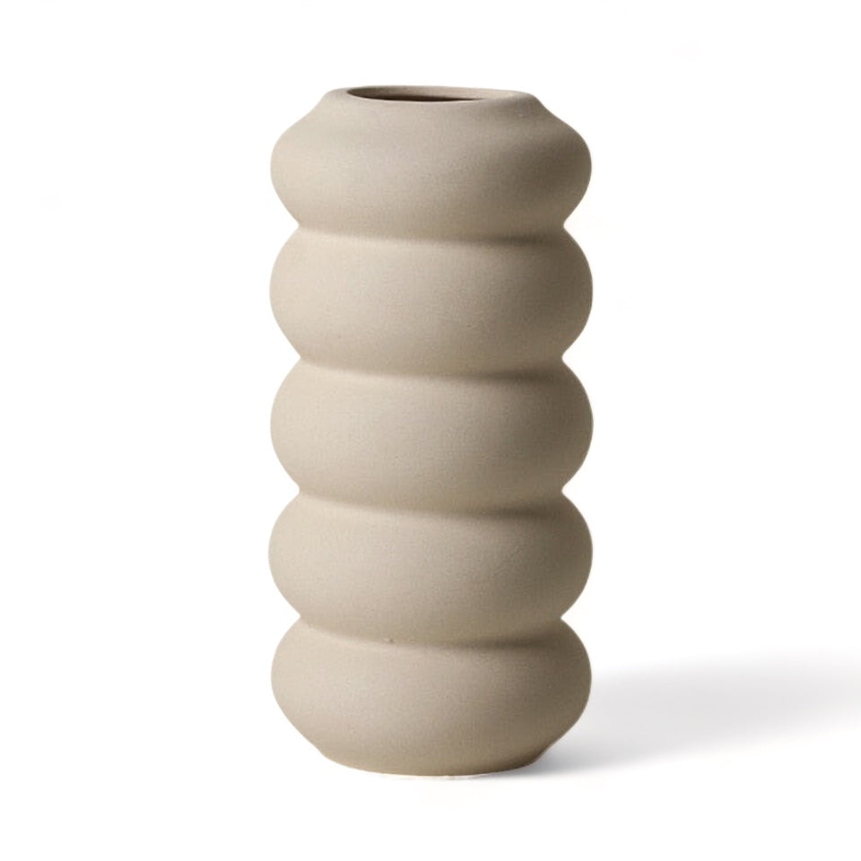 Vaso de cerâmica - Tube Nordic - Minimalist House LTDA