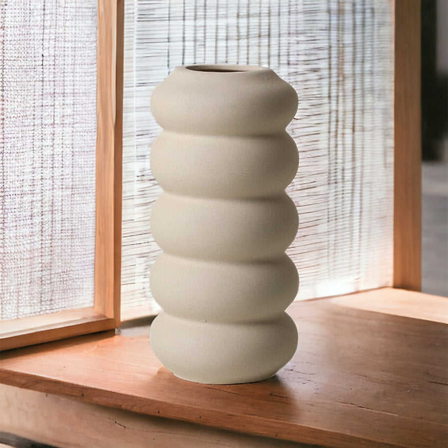 Vaso de cerâmica - Tube Nordic - Minimalist House LTDA