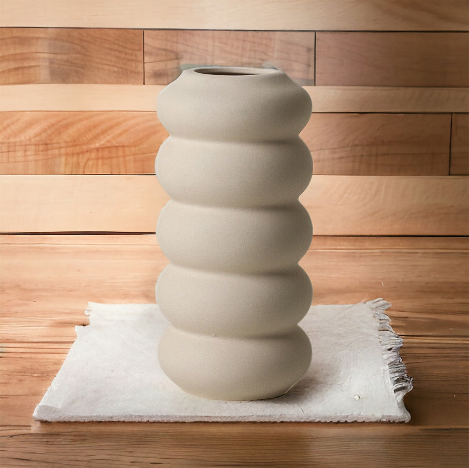 Vaso de cerâmica - Tube Nordic - Minimalist House LTDA